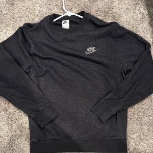 Nike Men's Charcoal Crewneck Sweater